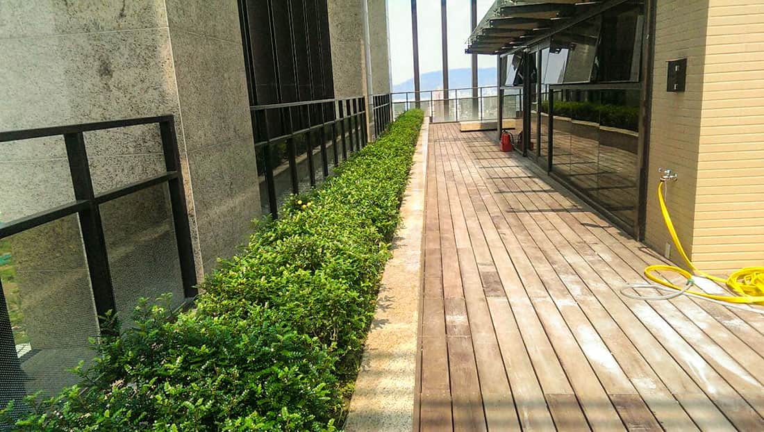 將捷朗闊建案綠化